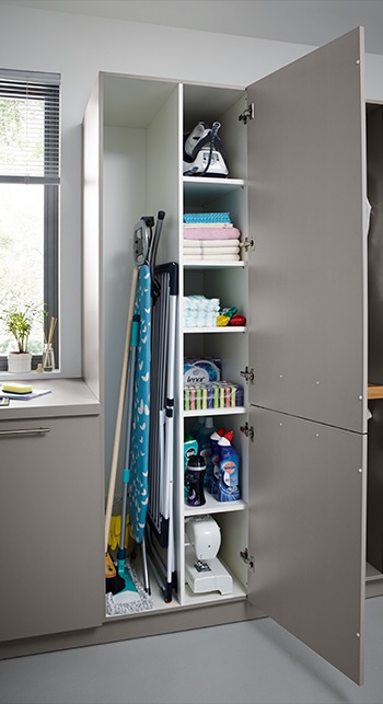 Schuller Utility Room Alba Interiors, Ironing Board Storage Cabinet Uk