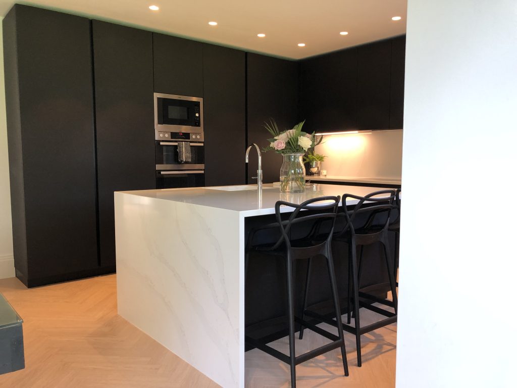 Dark Kitchen, Black Kitchen, Matt Black Kitchen, Kitchen, Black