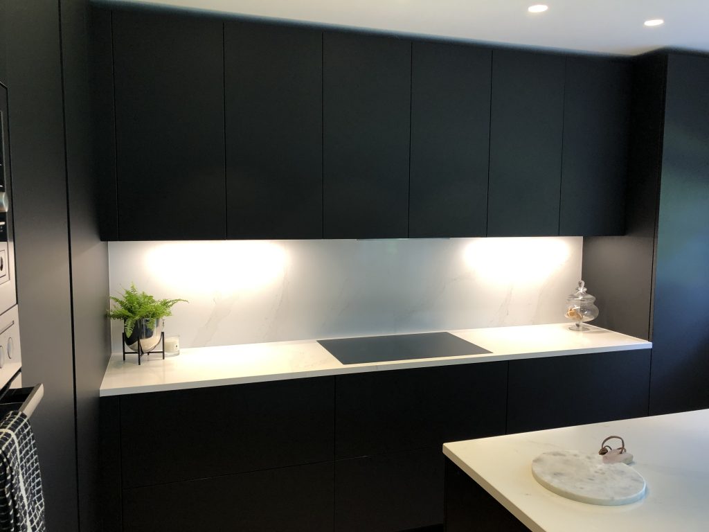 Dark Kitchen, Black Kitchen, Matt Black Kitchen, Kitchen, Black